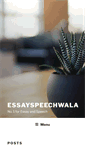 Mobile Screenshot of essayspeechwala.com